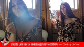 Beautiful light (and the smoking girl ain't bad either)