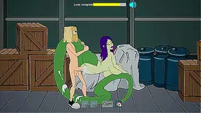 Fuckerman Dominates Steamy Train Encounter in 2D3D Sex Game Adventure