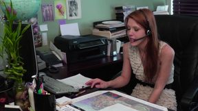 Hot lez boss punishes worker by having sex with her