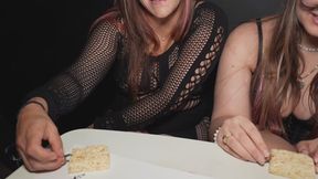 Giantesses consume you on a rice crispy treat