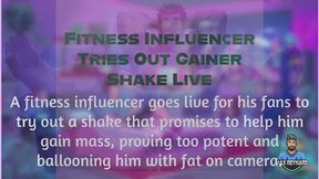 Fitness Influencer Tries Out Gainer Shake Live