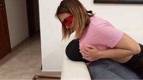 104) Breast in face and reverse scissor - POV2 - part 1