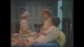 Vintage movie with lots of lesbian and FFM threesome scenes