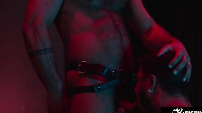 Jockstrapped Latino Blown & Fingered By Sexy Hunk - FistingInferno