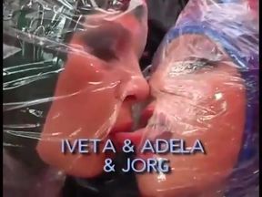 Latex sex with big ass masked blonde and her kinky fucker