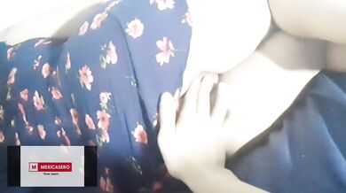 Tight flower dress ride the visit again her primo steps son la despertó