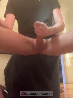 Caught on Cam My Flatmate Jerking off on Porn on His Comp, and Cumming