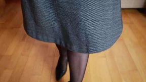 High Heels on Wooden Floor - Sharp Heel Clicks & Slow Walking Asmr