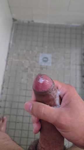 At the shower