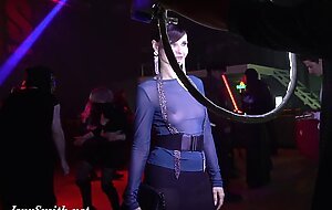 Jeny Smith Naked at public event