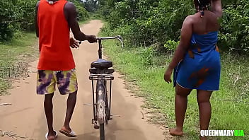 I met the Prince on my way back from fetching firewood, he offered to carry me on his bicycle to where he fucked me