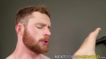 Ginger hunk Markie More barebacked by tattoed Trevor Miller