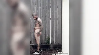 Muscular Amateur MichaelH Jerks Off in Shower and Plays with Ass in Bed