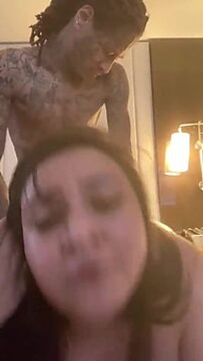 San Diego's BBC slut takes doggystyle pounding