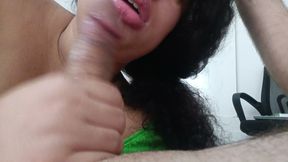 Pulsing the whole creampie inside that perverted slut's greedy mouth.