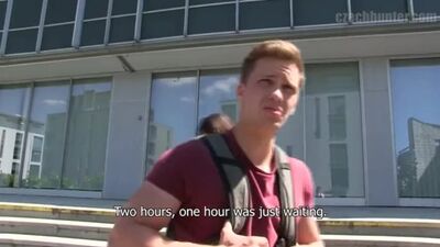 Czech Hunter 363 - Muscular College Jock's Ass Gets Pounded Raw & Gets a Hot Blowjob