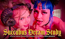 Succubus Dream Study - Cosplay Mff Threesome Pov With Coco Lovelock And Jewelz Blu