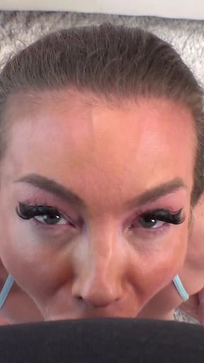 Mandy Waters Gets Her Guy Ready to Cum
