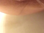 Full bladder release onto my greedy toes