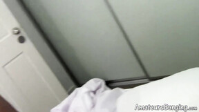 ”Ebony twink has mutual meat sucking while wearing underwear”