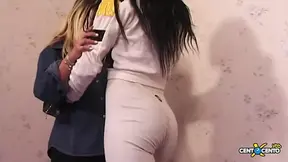 Italian MILF lesbians 69 and deep kisses