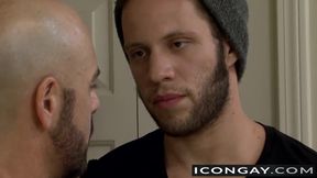 Wolf Hudson loves licking the tight hairy ass of Adam Russo