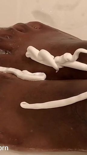 In the Bath Rubbing Washing My Feet