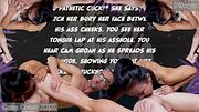 Rim Queen Tongue Fucks Her Slutboy 1