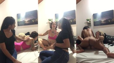 Petite teen fingers herself raw till ebony cum drips down her thighs
