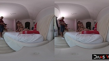 Cum-Filled Cock-Sucking Session, Lana Wolf Deepthroats Matt & Dan!