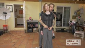 bts: pepper hart poses & preps for her hardcore fuck scene