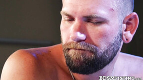 ”Sherman Maus uses both of his fists together to penetrate Josh Mikael”