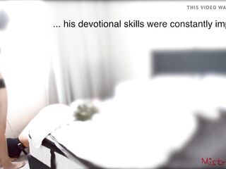 Femdom worship - Sub unconditionally likes his Mistresse