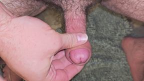 pumping my small cock to the extreme