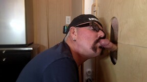Big Dick Gloryhole Blowjob