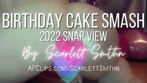 Birthday Cake Smash 2022 Snap View (Mobile)