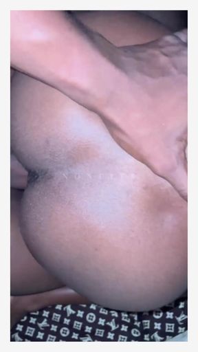 Epic moment from &quot;Skinny Ebony Girl Takes Deep Doggy Style&quot;