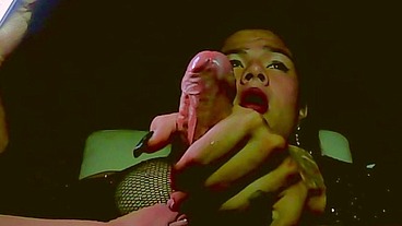 TS Angelique Monroe - Orgasm Face Compilation