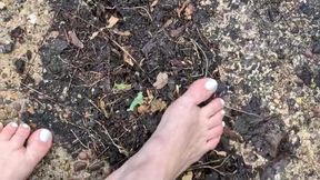 Feet getting dirty
