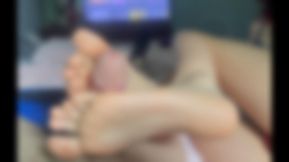 Sock Tease and FootJob (uncensored)