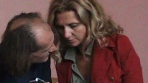 Trashy Serbian friend fucks hot blonde prostitute mish style