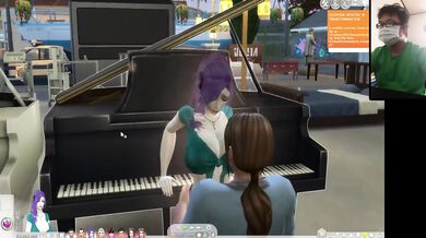 Chubby Cosplay Group Pleasure With Big Tits Outside In Temptation Jeans Animation