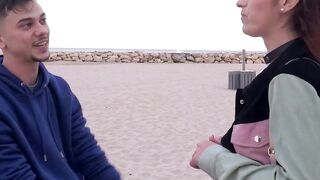 BEACH BOMBSHELL Naughty Latina Amy Redhead GETS MERCILESSLY PUNISHED BY A GIANT THROBBING COCK in a sizzling beachside gang bang!!!