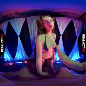 Cum Covered Teen Stripper