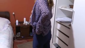 Beautiful Latina Stepmother Showing off Erotically to Get Cocks Rock Hard.