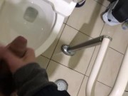 家まで我慢出来なくてトイレでヤッちゃいました