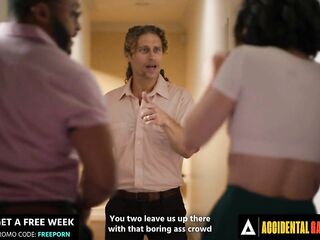 ACCIDENTAL GROUP SEX - Wild Casey Calvert Suggests To Get Group-fucked To Fight Concupiscent Males's Boredom