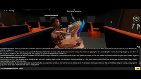 Hentai Game IMVU – 3D Couple Enjoy Intense DP Train Action