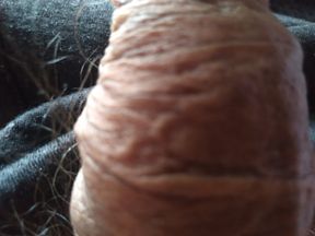 gay dude secretly showing off his huge cock