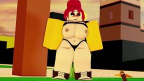 Redhair bitch getting her pussy fucked real hard outside the building